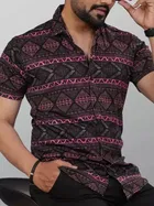 Half Sleeves Printed Shirt for Men 