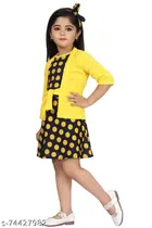 Crepe Frock for Girls 