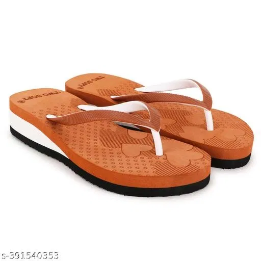 Flip-flops for Women (Brown, 4)