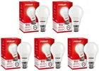 EVEREADY 9 W Standard B22 LED Bulb (White, Pack of 5)