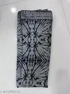 Georgette Printed Saree for Women, Grey 