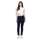 Denim Straight Fit Jeans For Women , LIGHT BLUE 