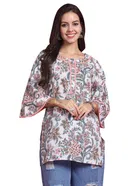 Cotton Printed Top for Women 