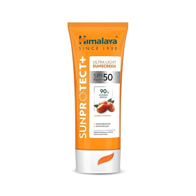 हिमालय हिमालय सन प्रोटेक्ट+ अल्ट्रा लाइट सनस्क्रीन SPF 50 PA++++ 50 g