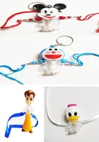 Rakhi for Kids Kids LED Light Chota Bheem , Micky Mouse, Donal Duck & Doraemon 