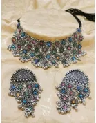 Designer Necklace with Earrings Set for Women & Girls 