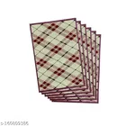KANUSHI Industries® Washable Easy To fold-able Fridge Multi Purpose Mats/ Fridge Mats Set Of 6 / Refrigerator Mats Set