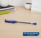 FLAIR Rapid Blue Gel & Carbonix Pen 6pcs with 5 pcs Mr Grip Ball Pen- Blue 