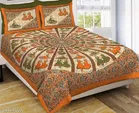 Cotton Queen Bedsheet with 2 Pillow Cover 