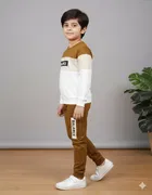 Cotton Blend Printed Clothing Set for Kids, Multicolor 