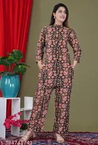 Rayon Top & Bottom Set for Women 