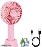 Mini Portable Rechargeable USB Hand Fan (Pink)