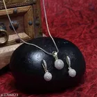 Alloy Necklace with Earrings for Women 