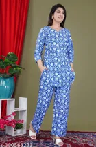 Rayon Top & Bottom Set for Women 