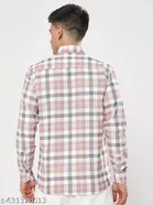 Cotton Blend Printed Shirt for Men, Multicolor 