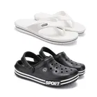 Combo of Flip Flops & Clogs for Men 