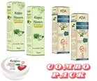 Combo of 2 Keva Pimple Skin Care Acne Care Gel (50 g) with 2 Kaipo Neem Kheera Fairness Cream (50 g) & Kaipo Fruit Cream (15 g) (Set of 3)