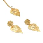Gold Plated Necklace with Earrings for Women 