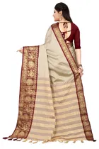 Cotton Embellished Saree for Women 