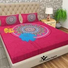 Cotton Queen Bedsheet with 2 Pillow Cover 