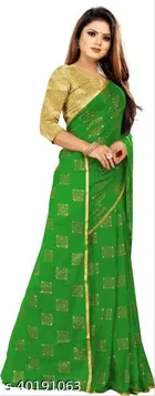 Chiffon Printed Saree for Women 