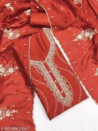 Embroidered Punjabi/All Over Suits Semi-Stitched Suits 