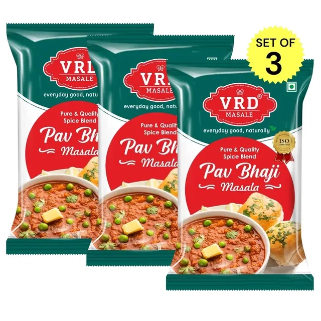 वीआरडी पाव भाजी मसाला 12 g (पाउच) (3 का सेट)