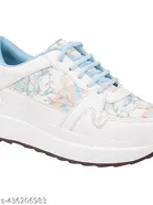 Shoetopia Solid Synthetic Sneakers for Girls 