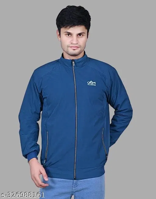 Jacket for Men (Blue, L)