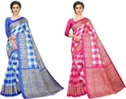 Khadi Silk Printed Saree for Women 