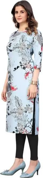 Women Crepe Printed Kurta 