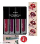 Liquid Lipstick with Kajal, Multicolor, Set of 2
