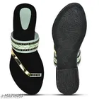 Zakozee Open Toe Flats for Women 