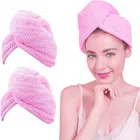 Safina Plain Hair Towel Wrap 24x63 cm Pack of 2