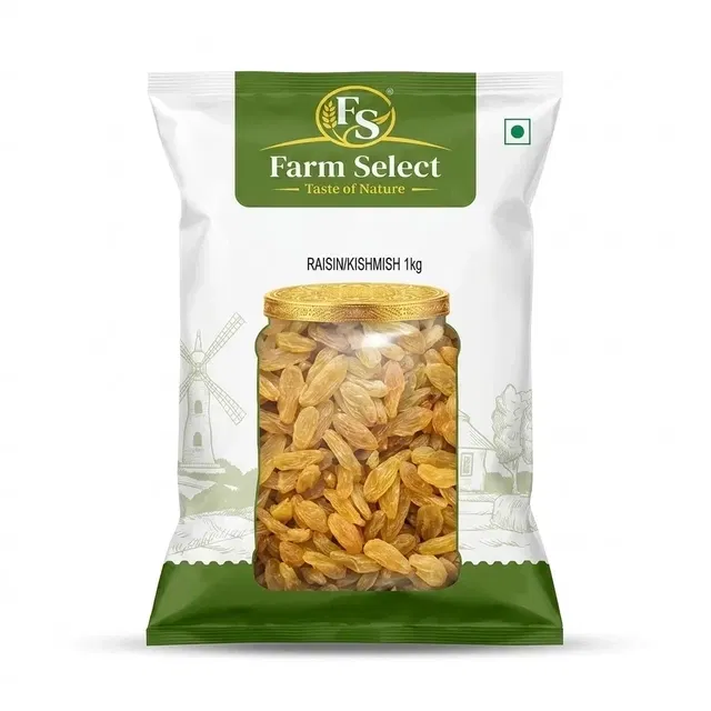 फार्म सेलेक्ट रेज़िन/किशमिश- 1 Kg