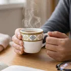 Ceramic Tea & Coffee Cup, White, Pack of 6 