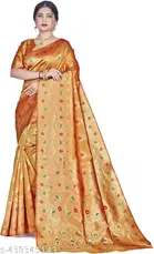 Banarasi Silk Zari Woven Saree for Women 