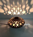 Metal Decorative Electric Moroccan-Style Oil Burner with Oil 