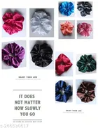 Scrunchies for Women, Pack of 12 