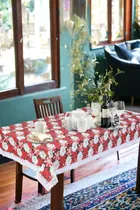 Polyester Embroidered Table Cloth 