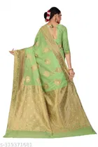 Cotton Zari Woven Saree for Women 
