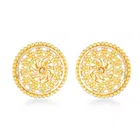Vighnaharta Traditional Wear Alloy Flower Stud Earring 