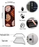 KANUSHI Industries® Fridge/Refrigerator Cove + 1 Pc microwave cover + 2 Pc handle cover + 4 pc Fridge Mats