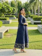 Solid Angrakha Kurta Set for Women 