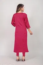 Pashmina Embroidered Kurti for Women 