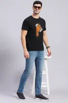 Round Neck Printed T-Shirt for Men 