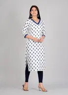 Rayon Printed Kurti for Women 