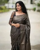 Banarasi Silk Zari Woven Saree for Women 