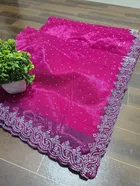 Georgette Embellished Saree for Women 