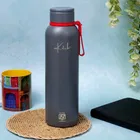 Stainless Steel Double Walled Vacuum Flask Water Bottle (Grey, 900 ml)